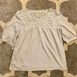 Grey | Empire| Blouse | L